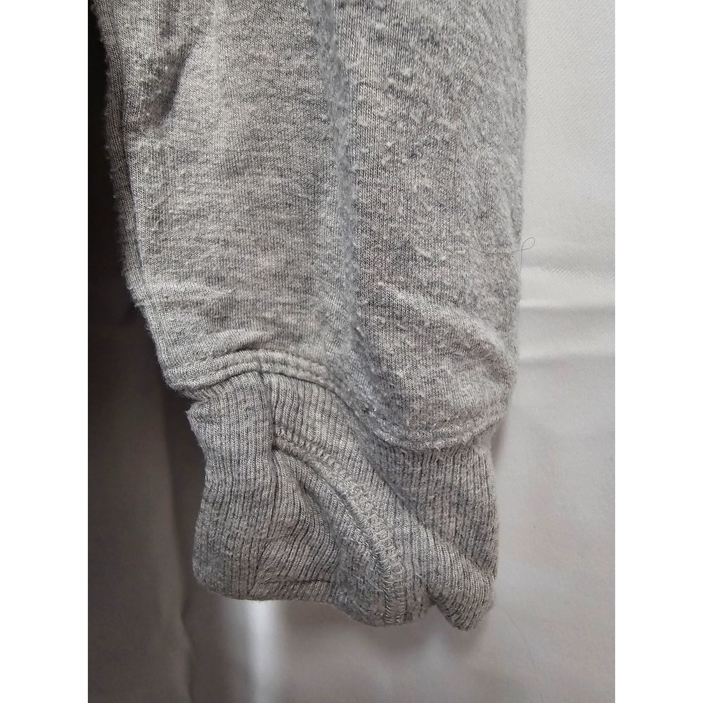 Athleta Girl gray one piece hooded jumpsuit 14 zipper thumb holes pockets - Picture 9 of 12